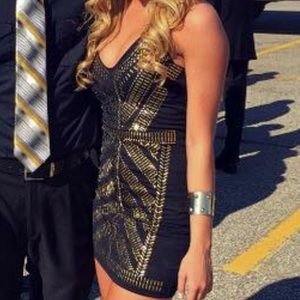 Bebe Tight black mini dress formal sexy